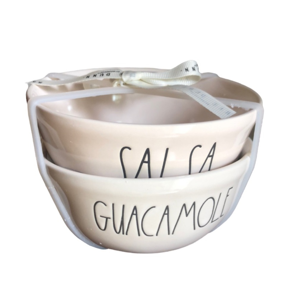 Rae Dunn SALSA GUACAMOLE Bowls